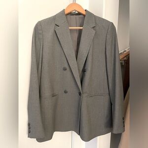 Uniqlo Jersey grey blazer